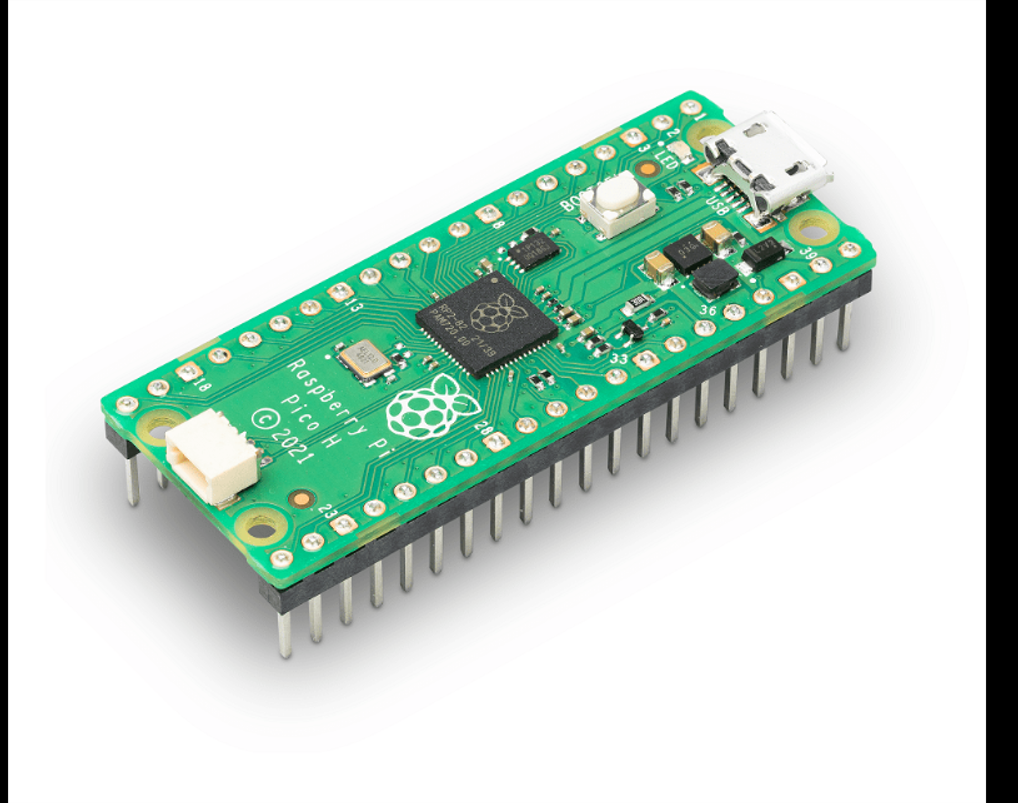 Raspberry PI PICO H (with Soldered Headers)