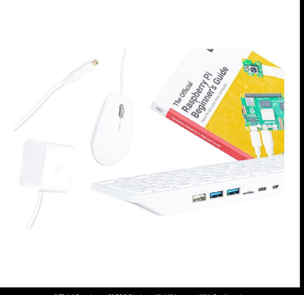 Official Raspberry Pi 500 Desktop Kit US Layout, With Beginner’s Guide 5th Edition English