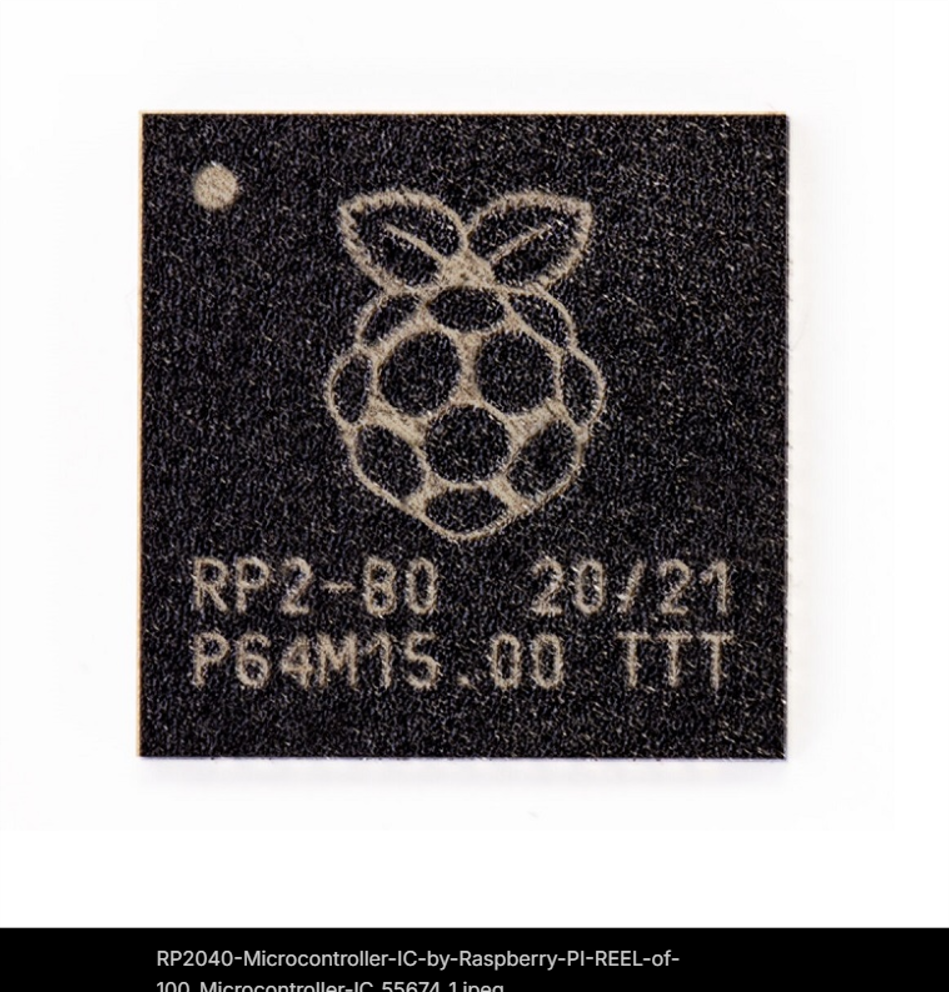 Raspberry PI RP2040 Microcontroller IC REEL of 100