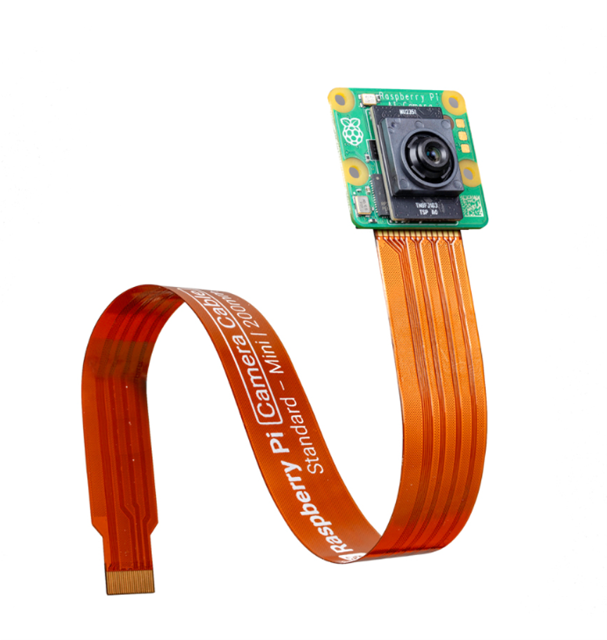 Official Raspberry Pi AI Camera with SONY IMX500 Sensor